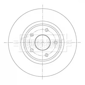 BORG & BECK bbd5420 -  Тормозной диск